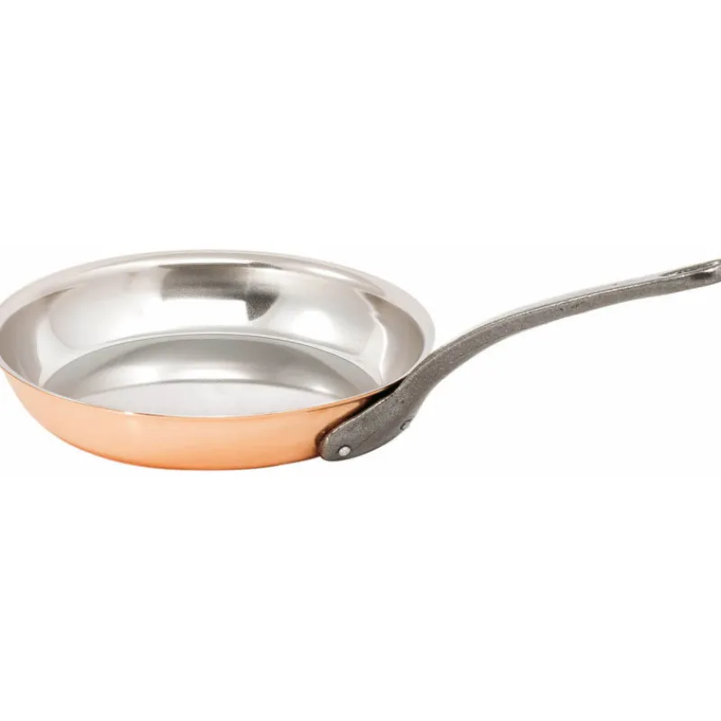 Cerf Dellier Alliance cuivre poêle ronde 24 cm