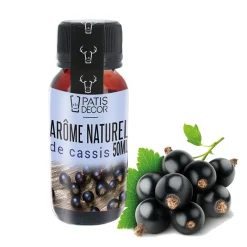 Cerf Dellier Arôme naturel de Cassis 50 ml