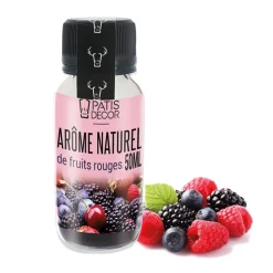 Cerf Dellier Arôme naturel de Fruits rouges 50 ml - DDM 12/24