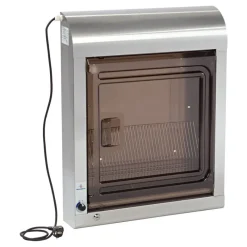 Cerf Dellier Armoire de décontamination avec serrure - avec panier fil inox - pour 20 couteaux