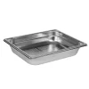 Cerf Dellier Bac gastronorme perforé inox - sans anse - GN 1/2 profondeur 6,5 cm