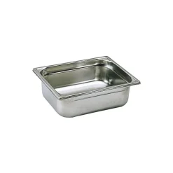 Cerf Dellier Bac gastronorme plein inox - sans anse - GN 1/2 profondeur 2 cm