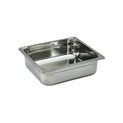 Cerf Dellier Bac gastronorme plein inox - sans anse - GN 2/3 profondeur 200 cm