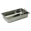 Cerf Dellier Bac gastronorme plein inox - avec anses escamotables - GN 1/1 profondeur 20 cm