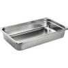Cerf Dellier Bac gastronorme plein inox - sans anse - GN 1/1 profondeur 6,5 cm