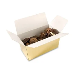 Cerf Dellier Ballotins Or 250g, intérieur blanc (x 50)