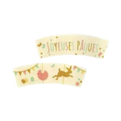 Cerf Dellier Banderoles azyme Joyeuses Pâques assorties (x 24)