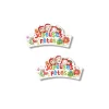 Cerf Dellier Banderoles azyme Joyeuses Fêtes (x24)