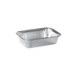 Cerf Dellier Barquettes jetables en aluminium bords roulés (x100)