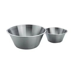Cerf Dellier Bassine en inox à bords plats