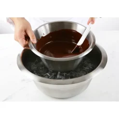 Cerf Dellier Bassine inox fond plat 16 cm