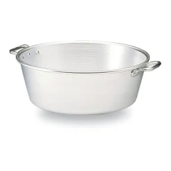 Cerf Dellier Bassine landaise aluminium à anses 50 cm