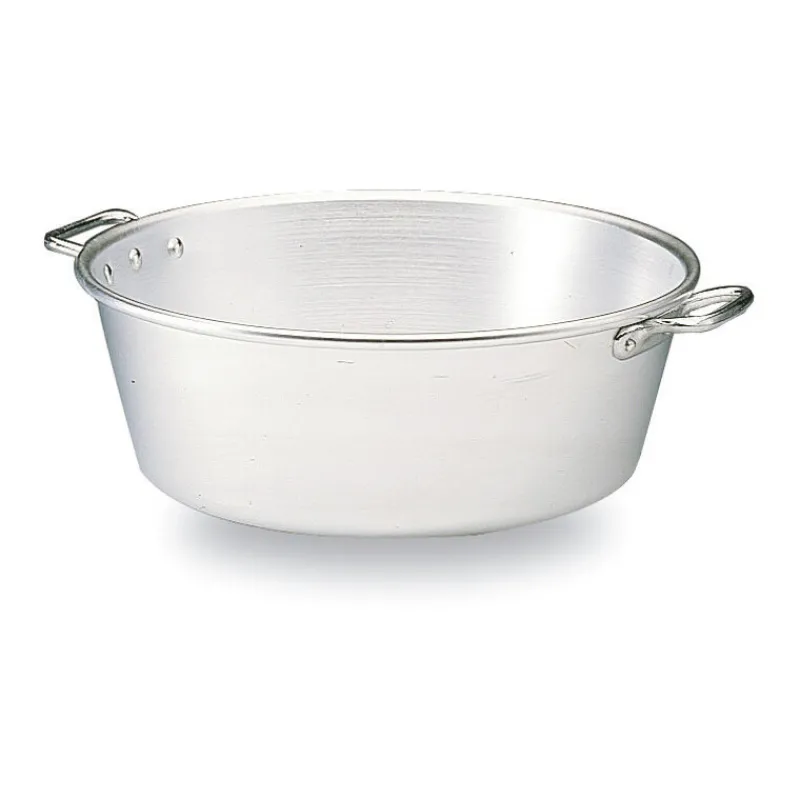 Cerf Dellier Bassine landaise aluminium à anses 45 cm