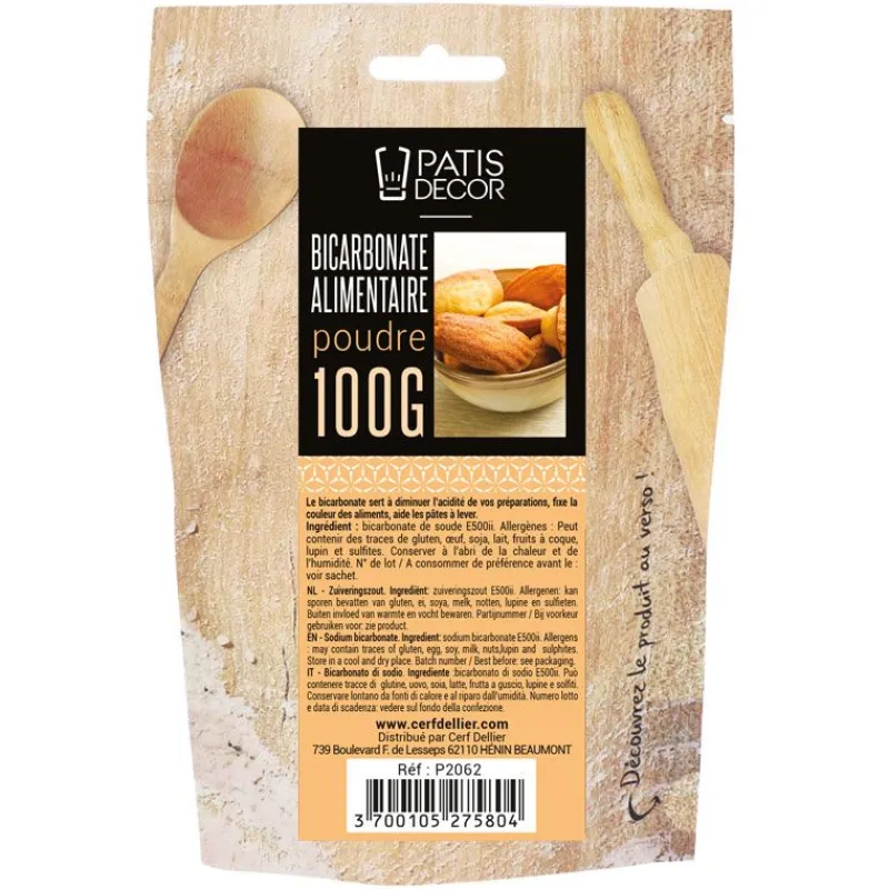 Cerf Dellier Bicarbonate alimentaire 100 g
