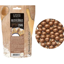 Cerf Dellier Billes céréales croustillantes Chocolat lait 250 g