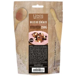 Cerf Dellier Billes de céréales croustillantes au chocolat 250 g
