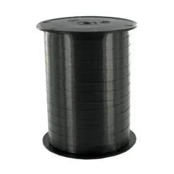 Cerf Dellier Bolduc satiné noir 7mm (500 m)