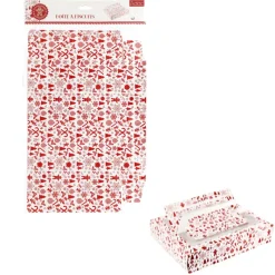 Cerf Dellier Boîte à biscuits à fenêtre avec poignées (x 2)