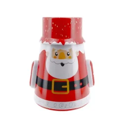 Cerf Dellier Boîte à biscuits de Noël culbuto père Noël