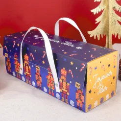 Cerf Dellier Boîte à buche casse-noisette - 30 x 11 x 11 cm