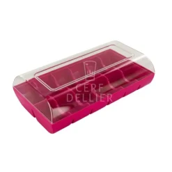 Cerf Dellier Boîte 12 macarons rose fuchsia