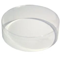 Cerf Dellier Boîte confiseur ronde transparente - hauteur 6 cm
