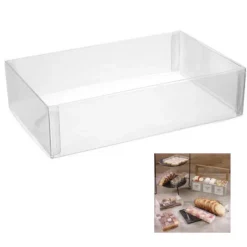 Cerf Dellier Boîte confiseur transparente 143 x 104 x 25 mm