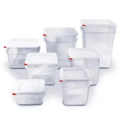 Cerf Dellier Boîte de conservation carrée polypropylène - 4 litres
