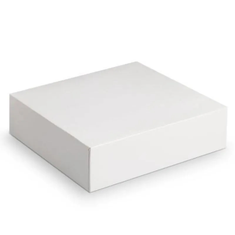 Cerf Dellier Boîte pâtissière blanche carrée 18 x 18 x 5 cm