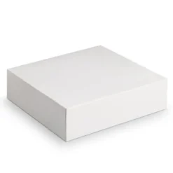 Cerf Dellier Boîte pâtissière blanche h. 5 cm