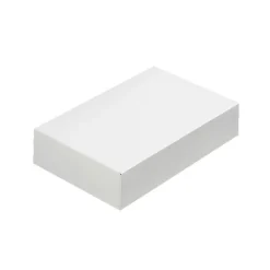 Cerf Dellier Boîte traiteur blanche 43 x 29 x 6 cm