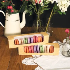 Cerf Dellier Boîtes 8 macarons kraft (x2)