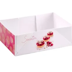 Cerf Dellier Boîtes petits-fours Pauline 20 x 13 cm Hauteur 6 cm (x 100)