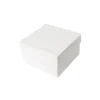 Cerf Dellier Boîtes pâtissières blanches 25x25 cm Hauteur 20 cm (x 10)