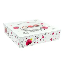 Cerf Dellier Boîtes pâtissières Morgane 18 x 18 cm - Hauteur 8 cm (x 50)