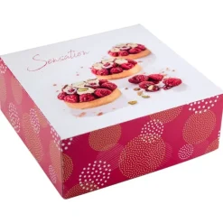 Cerf Dellier Boîtes pâtissières Pauline 35 x 35 cm Hauteur 8 cm (x 25)