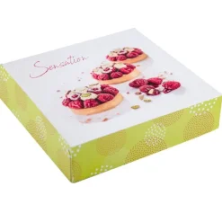 Cerf Dellier Boîtes pâtissières Pauline 18 x 18 cm Hauteur 5 cm (x 50)