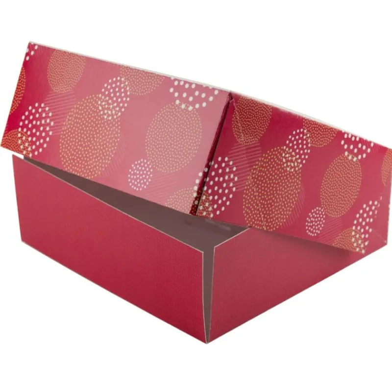 Cerf Dellier Boîtes pâtissières Pauline 40 x 40 cm Hauteur 8 cm (x 25)
