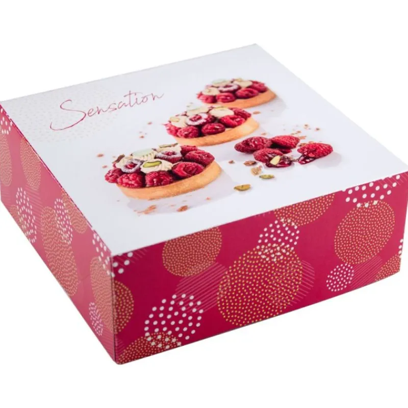 Cerf Dellier Boîtes pâtissières Pauline 29 x 29 cm Hauteur 8 cm (x 50)