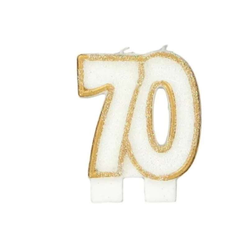 Cerf Dellier Bougie anniversaire 70 ans