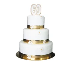 Cerf Dellier Bougie anniversaire 60 ans