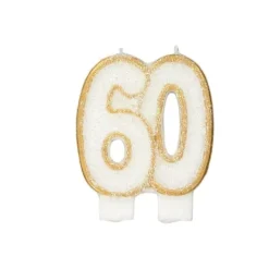 Cerf Dellier Bougie anniversaire 60 ans