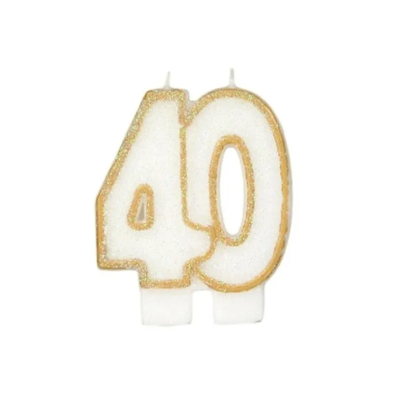 Cerf Dellier Bougie anniversaire 40 ans