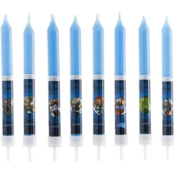 Cerf Dellier Bougie anniversaire Avengers (x 8)