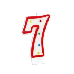 Cerf Dellier Bougie anniversaire chiffre Fiesta 7