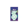 Cerf Dellier Bougie Anniversaire, chiffre 3