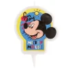 Cerf Dellier Bougie anniversaire Mickey 7,5 cm