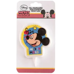 Cerf Dellier Bougie anniversaire Mickey 7,5 cm
