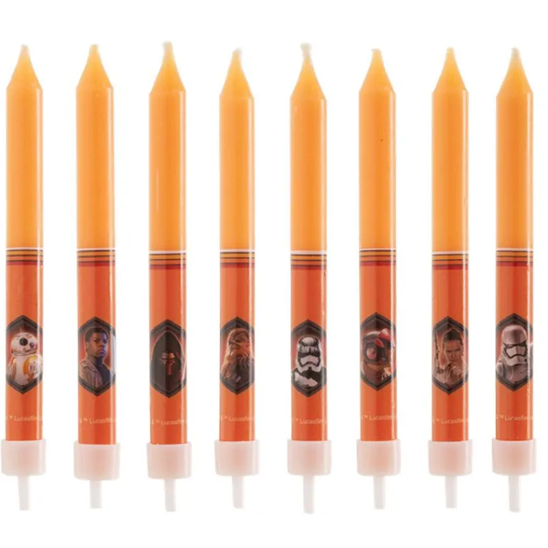 Cerf Dellier Bougie anniversaire Star Wars (x 8)