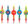 Cerf Dellier Bougie anniversaire Superman assorties (x10)